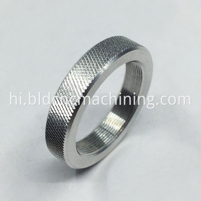 machining diamond knurling pattern